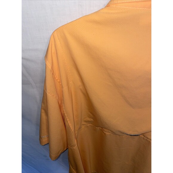 Columbia Tamiami Men’s Guide Shirt Size 2XL Orange Omnishade Athleisure Fishing - Picture 11 of 12